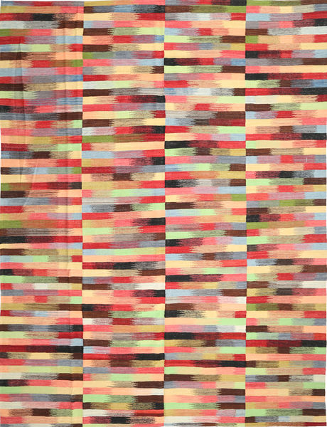 Kilim Modern Rug 305X397 Authentic
 Modern Handwoven Light Brown/Dark Beige Large (Wool, Afghanistan)