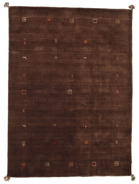 Loribaf Loom Matto 147X200 Moderni Käsinsolmittu Tummanpunainen (Villa, Intia)