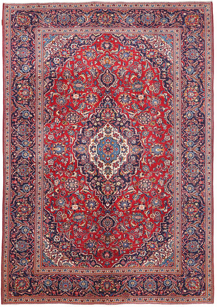 カシャン パティナ 絨毯 233X331 オリエンタル 手織り 濃い紫/薄い灰色 (ウール, ペルシャ/イラン)