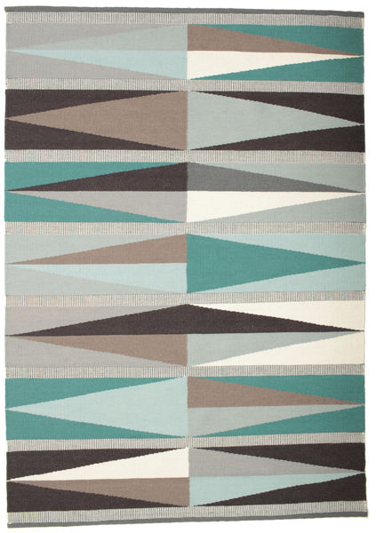 Terence Koberec 160X230 Moderní Ruční Tkaní Světle Šedá/Béžová (Vlna, Indie)