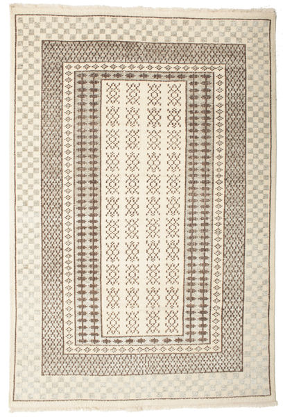 Sandor Teppich
 140X200 Echter Moderner Handgeknüpfter Beige/Hellbraun (Wolle, Indien)