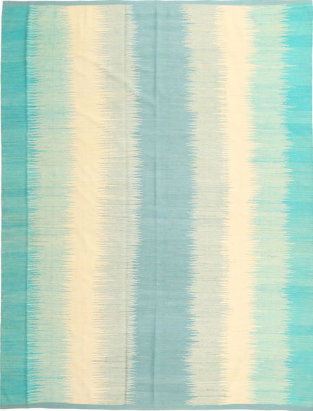 Kilim Modern Rug 255X329 Authentic
 Modern Handwoven Beige/Pastel Green Large (Wool, Afghanistan)