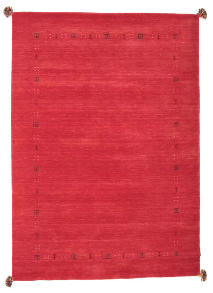 Loribaf Loom Sag 142X202 Autentični
 Moderni Ručno Uzlan Grimizno Crvena (Vuna, Indija)