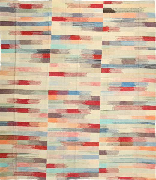 Kilim Modern Rug 251X287 Authentic
 Modern Handwoven Beige/Light Grey Large (Wool, Afghanistan)