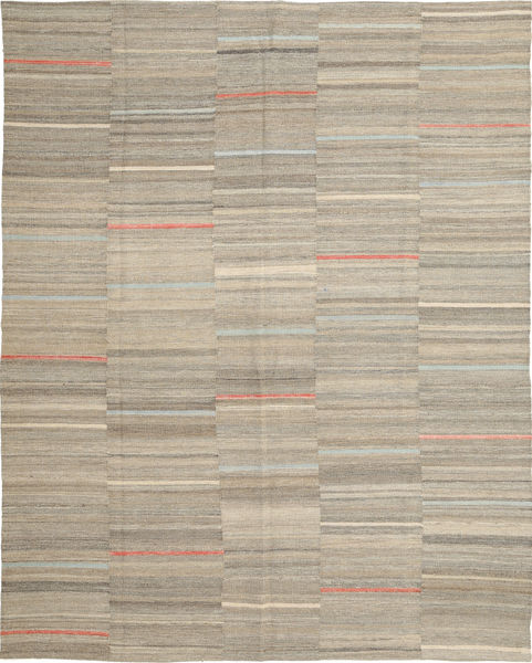 Kilim Modern Rug 186X232 Authentic
 Modern Handwoven Light Brown/Light Grey (Wool, Afghanistan)