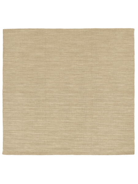 Kelim Loom - Beige Matto 300X300 Moderni Käsinkudottu Neliö Vaaleanruskea/Beige Isot (Villa, Intia)