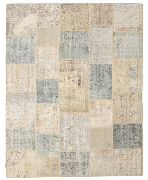 Patchwork Alfombra 239X300 Moderna Hecha A Mano Gris Claro/Beige (Lana, Turquía)