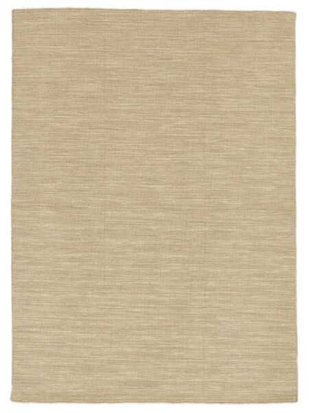 Kilim Loom - Beige Rug 140X200 Authentic
 Modern Handwoven Light Brown (Wool, India)