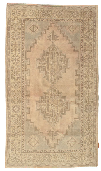 Colored Vintage 러그 115X200 정품
 모던 수제 라이트 브라운/다크 베이지 (울, 터키)