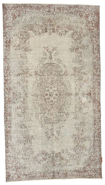 Colored Vintage Rug 115X206 Authentic
 Modern Handknotted Light Brown/Light Grey (Wool, Turkey)