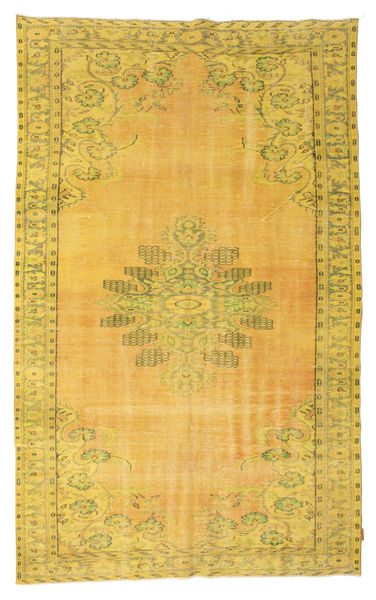 Colored Vintage Tappeto 181X296 Moderno Fatto A Mano Giallo/Marrone Chiaro (Lana, Turchia)