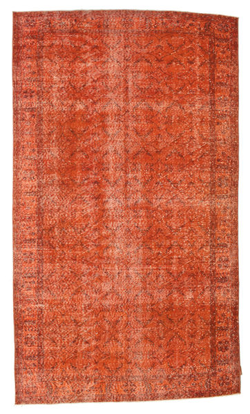 Colored Vintage Matto 162X283 Moderni Käsinsolmittu Oranssi/Ruoste (Villa, Turkki)