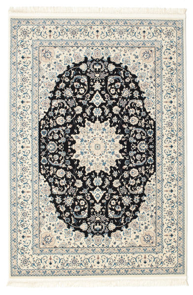 나인 Emilia - 어두운 파란색 러그 200X300 오리엔탈 라이트 그레이/베이지 ( 터키)