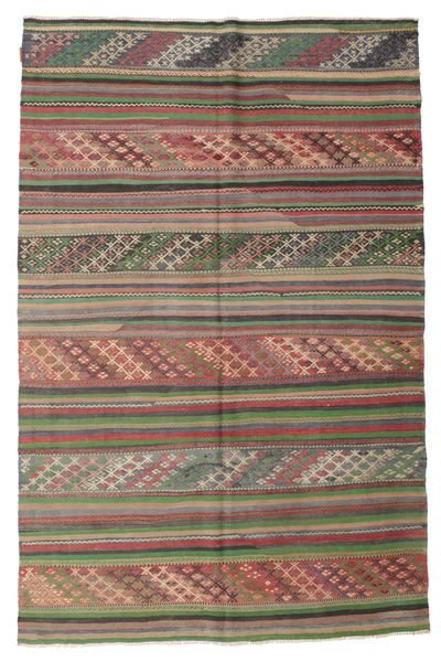 Kilim Semi-Antigo Turquia Tapete 176X270 Oriental Tecidos À Mão Castanho Claro/Cinza Escuro (Lã, Turquia)