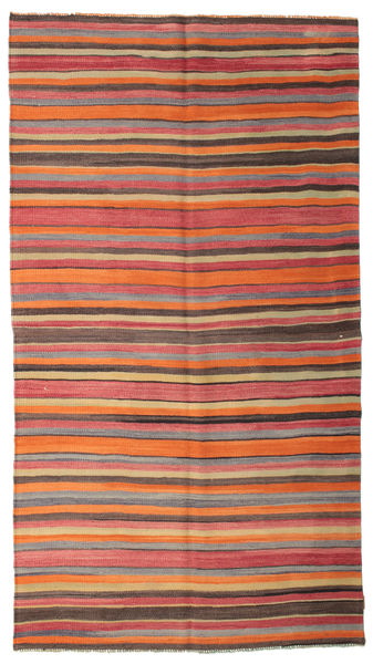 Kilim Semi-Antigo Turquia Tapete 166X302 Oriental Tecidos À Mão Laranja/Castanho Claro (Lã, Turquia)