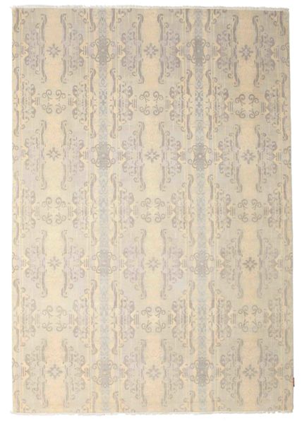 Himalaya Rug 193X278 Authentic
 Modern Handknotted Light Brown/Beige (Wool, India)