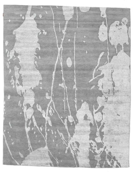 Himalaya Rug 242X305 Authentic
 Modern Handknotted Light Grey/White/Creme ( India)