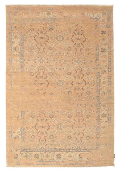 Himalaya Dywan 189X283 Nowoczesny Tkany Ręcznie Jasnobrązowy/Ciemnobeżowy (Wełna, Indie)