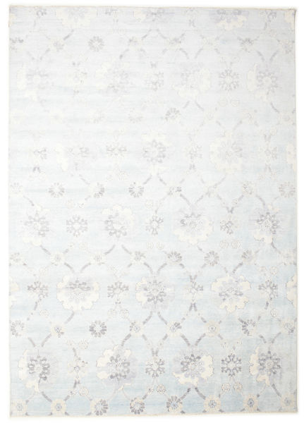 Himalaya 러그 307X434 정품
 모던 수제 화이트/크림/베이지 대형 (울/대나무 실크, 인도)