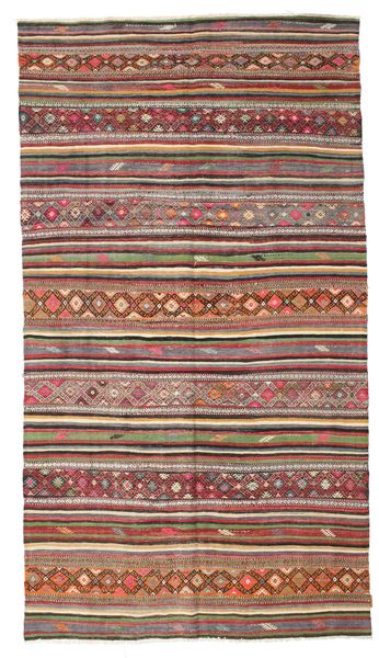 Kilim Semi-Antigo Turquia Tapete 175X313 Oriental Tecidos À Mão Castanho Claro/Vermelho Escuro (Lã, Turquia)