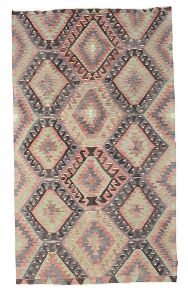 Kilim Semi-Antigo Turquia Tapete 173X297 Oriental Tecidos À Mão Castanho Claro/Cinzento Claro (Lã, Turquia)