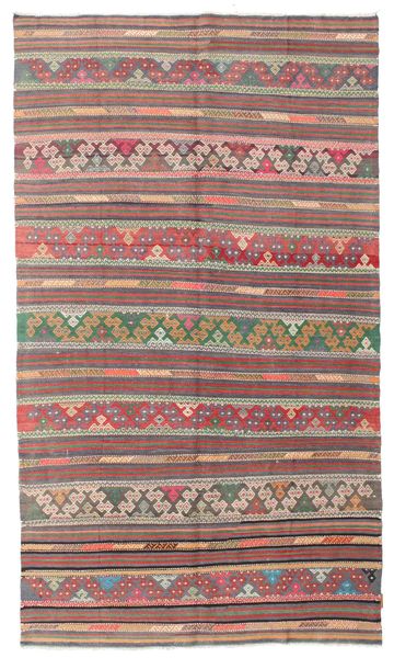 Kelim Semi-Antiek Turkije Vloerkleed 164X285 Echt Oosters Handgeweven Bruin/Beige (Wol, Turkije)