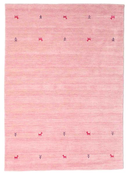 Gabbeh Loom Two Lines - Pink Rug 160X230 Modern Light Pink (Wool, India)