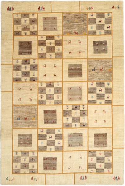 Gabbes Περσία Patchwork Χαλι 204X305 Σύγχρονα Χειροποιητο Σκούρο Μπεζ/Μπεζ (Μαλλί, Περσικά/Ιρανικά)