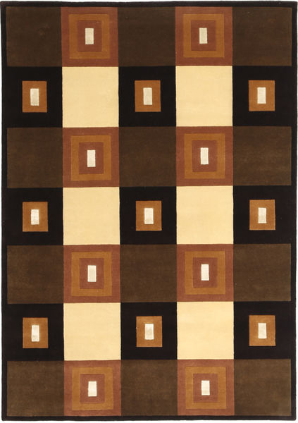 Himalaya Sag 140X203 Autentični
 Moderni Ručno Uzlan Tamnosmeđa/Smeđa (Vuna, Indija)