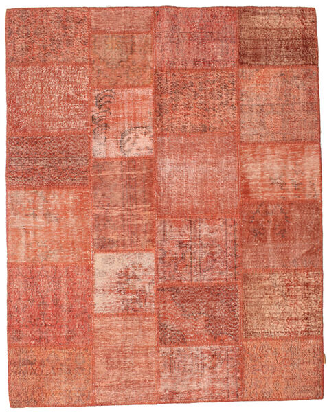 Patchwork Teppich
 197X252 Echter Moderner Handgeknüpfter Rot/Hellrosa (Wolle, Türkei)