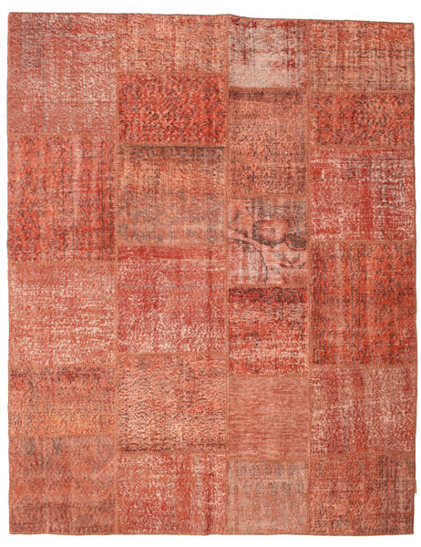 Patchwork Teppich
 198X252 Echter Moderner Handgeknüpfter Rot/Hellrosa (Wolle, Türkei)