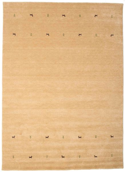 Gabbeh Loom Two Lines - Beige Matto 240X340 Moderni Tummanbeige/Vaaleanruskea (Villa, Intia)