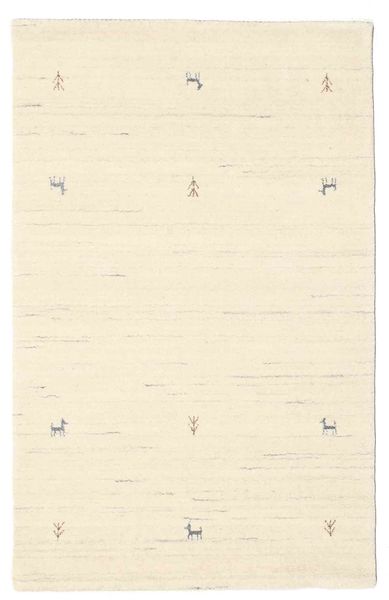 Gabbeh Loom Two Lines - Off White Rug 100X160 Modern Beige (Wool, India)
