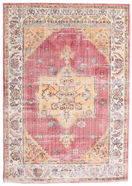 Khonsu - 빨간색 러그 140X200 모던 라이트 핑크/베이지 ( 터키)