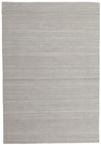 Kelim Loom - Harmaa Matto 160X230 Moderni Käsinkudottu Vaaleanharmaa (Villa, Intia)