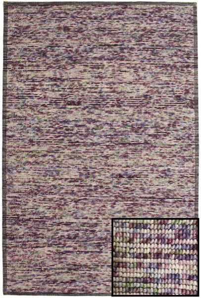 Luna - Multi 1 Tapete 160X230 Moderno Tecidos À Mão Lilás/Porpora Escuro (Lã, Índia)