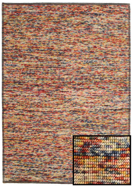 Luna - Multi 2 Ковер 160X230 Современный Сотканный Вручную Светло-Коричневый/Коричневый (Шерсть, Индия)