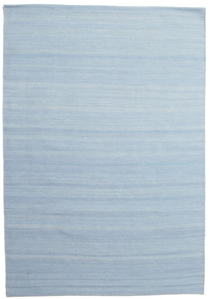 Kilim Loom - Light Blue Rug 160X230 Authentic
 Modern Handwoven Light Blue (Wool, India)