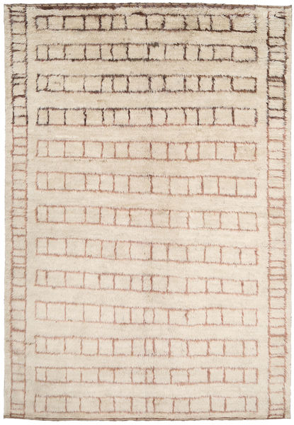 Barchi/Moroccan Berber 絨毯 197X282 モダン 手織り ベージュ/薄茶色 (ウール, アフガニスタン)
