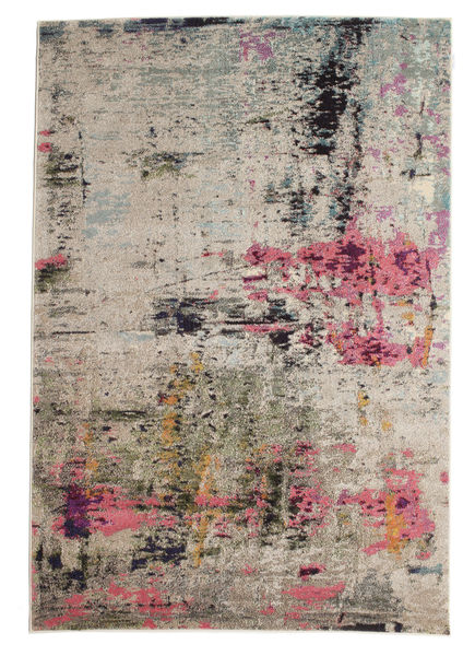 Valermo 러그 200X300 모던 라이트 그레이/다크 브라운 ( 터키)