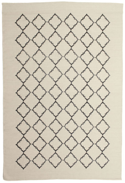 Marjorie - Valkea Matto 200X300 Moderni Käsinkudottu Tummanbeige/Beige/Vaaleanruskea (Villa, Intia)