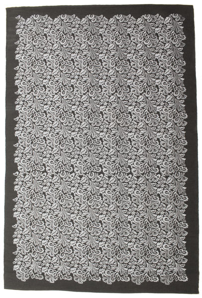 Camelia Matto 200X300 Moderni Käsinkudottu Tummanharmaa/Vaaleanharmaa (Villa, Intia)