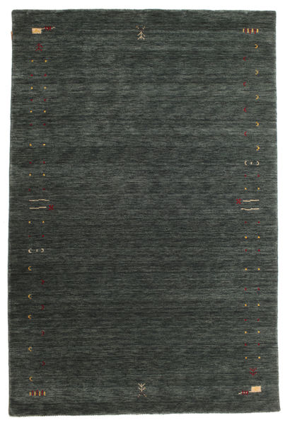 Gabbeh Loom Frame - Dark Grey/Green Rug 190X290 Modern Dark Green/Dark Grey (Wool, India)