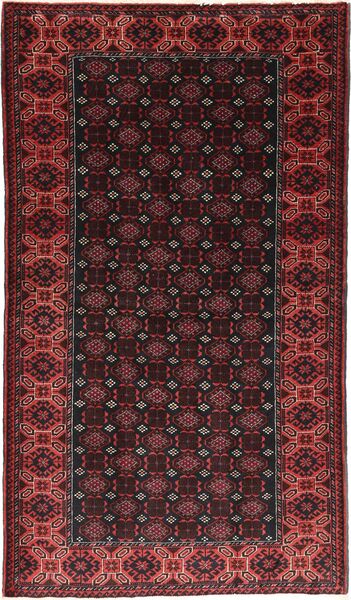 Baloutche Tapis 105X182 D'orient Fait Main Rouge Foncé/Marron Foncé (Laine, Perse/Iran)