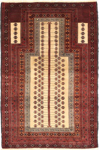 Belouch Alfombra 100X150 Oriental Hecha A Mano Marrón/Rojo Oscuro (Lana, Persia/Irán)