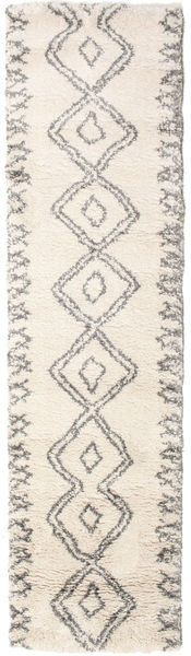 Berber Shaggy Massin Szőnyeg 80X300 Modern Bézs/Világosszürke ( Törökország)