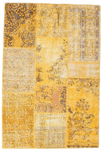 Patchwork Sag 119X176 Autentični
 Moderni Ručno Uzlan Svjetlosmeđa/Žuta (Vuna, Turska)