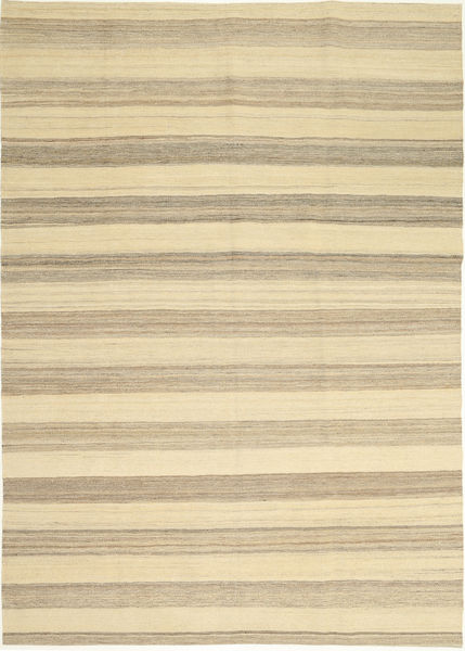 Kilim Modern Rug 174X246 Authentic
 Modern Handwoven Beige/Light Grey (Wool, Persia/Iran)