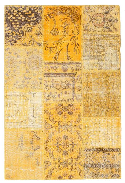 Patchwork Sag 121X182 Autentični
 Moderni Ručno Uzlan Svjetlosmeđa/Žuta/Tamna Bež (Vuna, Turska)