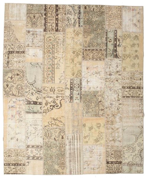Patchwork Sag 251X303 Autentični
 Moderni Ručno Uzlan Svjetlosmeđa/Bež Veliki (Vuna, Turska)